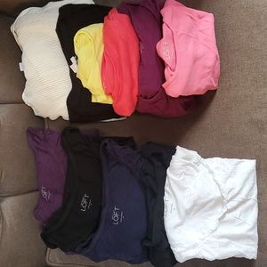Lot / Bundle Size M LOFT tops and others